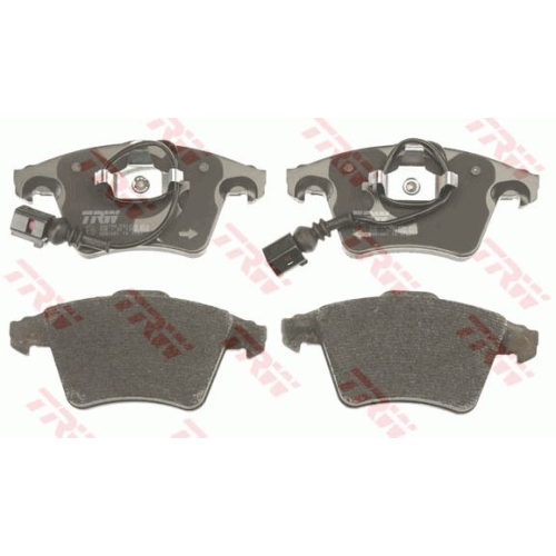 Set placute frana Trw GDB1651, parte montare : Punte fata