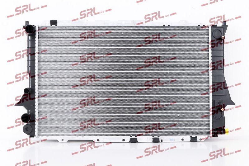 Radiator Audi 100 90-94, A6 94-97, motor: 1.6, 2.0, 2.2 T, 2.3, 2.4 D, 2.5 TDI, 630x410x26, SRLine, Aluminiu/ Plastic brazat, 4A0121251; 4A0121251A