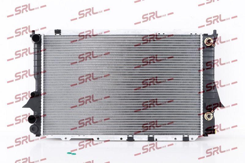 Radiator Audi 100 90-94, A6 94-97, motor: 2.0, 2.2 T, 2.3, 2.4 D, 2.5 TDI, 635x408x26, SRLine, Aluminiu/ Plastic brazat, 4A0121251C; 4A0121251F
