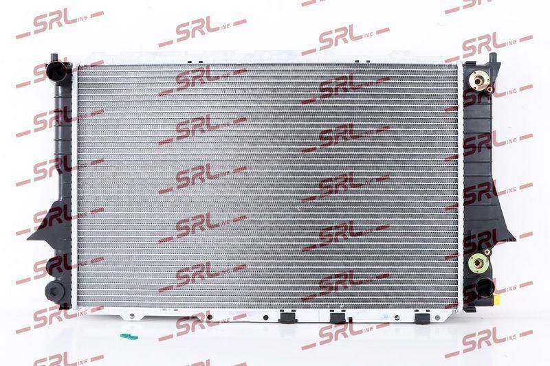 Radiator Audi 100 90-94, A6 94-97, motor: 2.6 V6, 2.8 V6, 632x406x26, SRLine, Aluminiu/ Plastic brazat, 4A0121251K; 4A0121251M