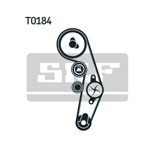 SKF Set pompa apa + curea dintata