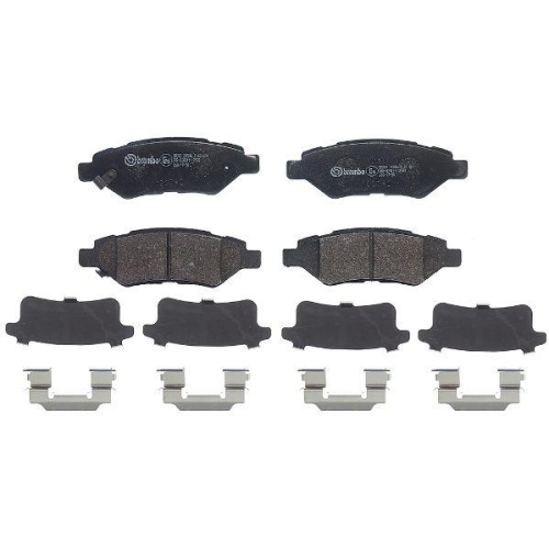 Placute frana Cadillac Cts Coupe 01.08-, Cts Coupe 09.13-, Cts Sport Wagon 01.08-, Cts Sport Wagon 09.13-, Cts 07.07-, Cts 09.13-, Srx 01.09-12.16; Chevrolet Camaro Convertible 01.11-, Camaro 02.09-12.15, Spate, BREMBO