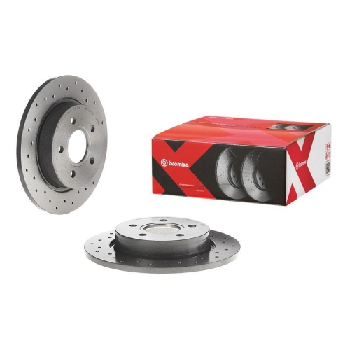 Set disc frana Ford Focus 3 Box / Estate 02.12-, Focus 3 Saloon 07.10-02.20, Focus 3 Turnier 07.10-02.20, Focus 3 Van / Liftback 01.11-, Focus 3 07.10-02.20, Spate, 271X11mm, plin, BREMBO