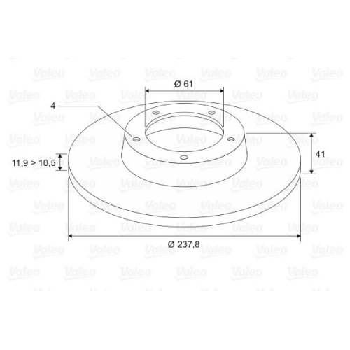 VALEO Disc frana