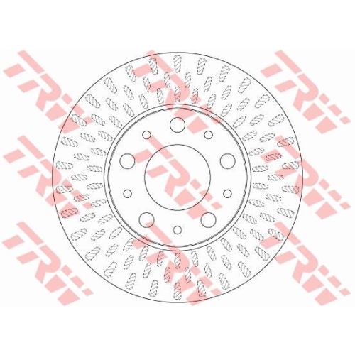 Disc frana Trw DF4771S, parte montare : punte fata