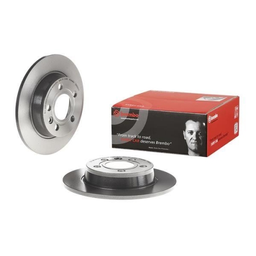 Set disc frana Ford Galaxy I (Wgr) 03.95-05.06, Galaxy Mk I Van (Wgr) 03.95-05.06; Seat Alhambra (7v8 7v9) 04.96-03.10, Alhambra Van (7v8 7v9) 03.96-03.10; Vw Sharan (7m8 7m9 7m6) 05.95-03.10, Sharan Van (7m) 05.95-03.10, Spate, 268X10mm, plin, BREMBO