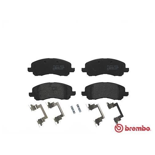 Placute frana Chrysler 200 Cabriolet 01.10-, 200 Sedan 01.10-, Sebring (Js) 09.06-12.10, Sebring Cabriolet (Js) 05.07-12.10; Dodge Avenger Saloon 06.07-12.14, Caliber 06.06-; Jeep Compass (Mk49) 08.06-, Patriot (Mk74) 02.07-12.17; Mitsubishi Eclipse 4 (Dk