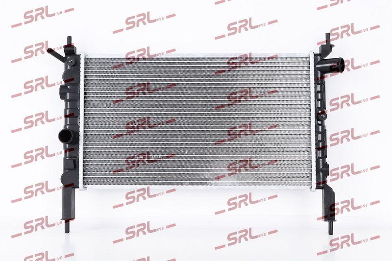 Radiator Opel Astra F 91-02, motor: 1.4, 1.6, cu power steering, 524x296x24, SRLine, Aluminiu/ Plastic etansat mecanic, 1300112; 1300113