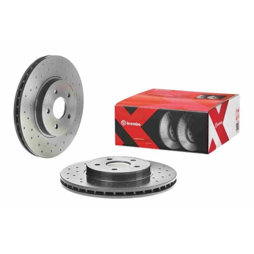 Set disc frana Ford Mondeo 3 (B5y) 10.00-03.07, Mondeo 3 Estate (Bwy) 10.00-03.07, Mondeo 3 Sedan (B4y) 10.00-09.07; Jaguar X-Type I (X400) 03.01-11.09, X-Type I Estate (X400) 09.03-12.09, Fata, 300X24mm, ventilat, BREMBO