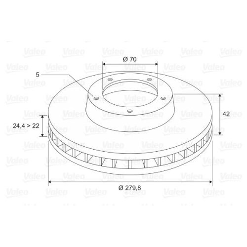 VALEO Disc frana