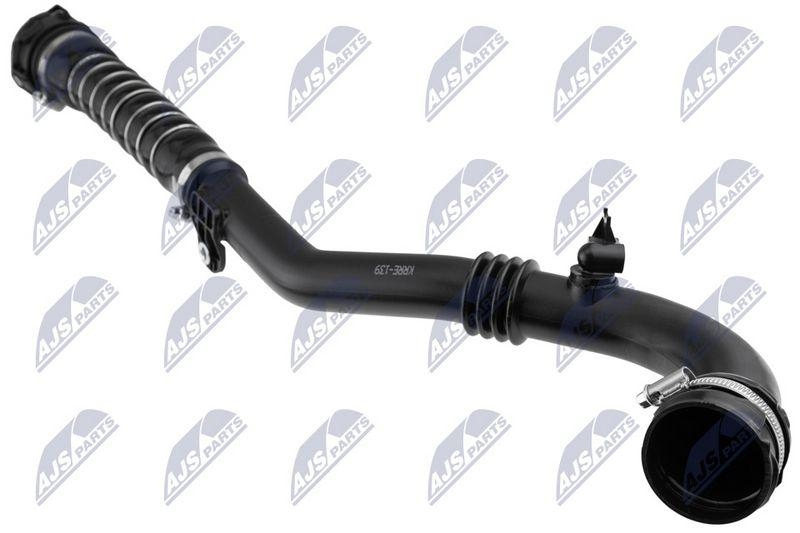 Furtun aer supraalimentare Renault Laguna III 1.5 DCI 2007-2015; partea din fata, set complet; 8200786662; NTY, aftermarket