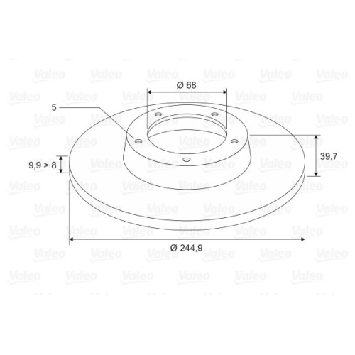 VALEO Disc frana