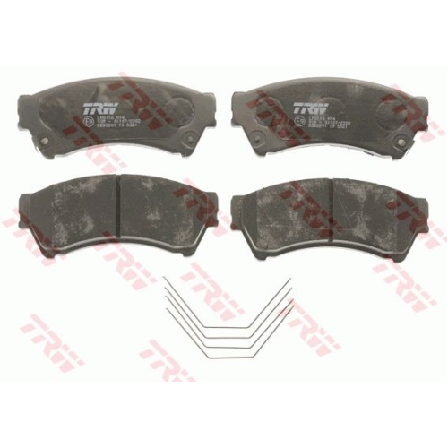 Set placute frana Trw GDB3501, parte montare : Punte fata