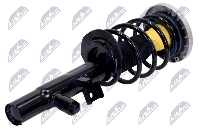 Amortizor BMW X3 (F25) 2010-, X4 (F26) 2013-; axa fata, stanga, complet, cu EDC; 37116797025; NTY, aftermarket