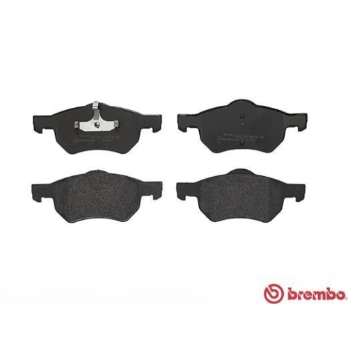 Placute frana Chrysler Voyager / Grand Voyager 3 (Gs Ns) 01.95-03.01, Voyager 3 Van (Gs) 01.95-12.01, Voyager 4 (Rg Rs) 09.99-12.08, Voyager 4 Van (S) 09.99-12.08, Fata, BREMBO