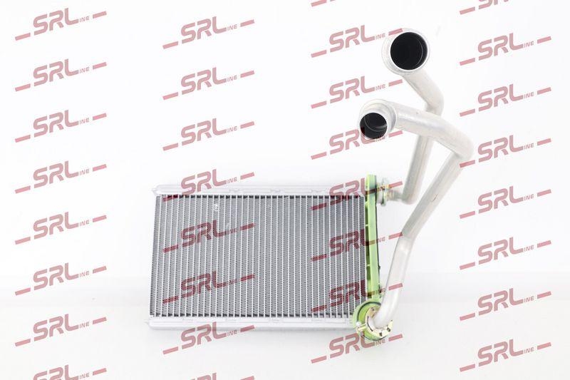 Radiator incalzire habitaclu Renault Megane 02-08, motor: 1.4, 1.5 dci, 1.6, 2.0, 2.0 dci, 2.0 T, cu conducte, 229x133x26, SRLine, miez si rezervor din aluminiu brazat, 7701209524