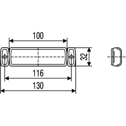 HELLA Lampa laterala