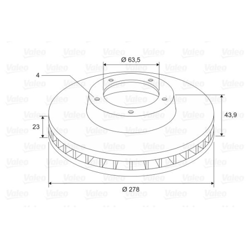 VALEO Disc frana