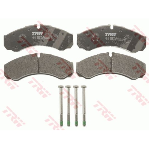 Set placute frana Trw GDB1345, parte montare : Punte spate
