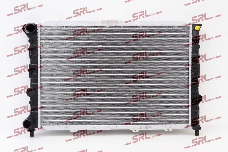 Radiator Alfa Romeo 156 97-06, motor: 1.8 TS, 2.0 JTS, 2.0 TS, 2.5 V6, iesire - conector rapid, 580x400x22, SRLine, Aluminiu/ Plastic brazat, 60651921; 60690404