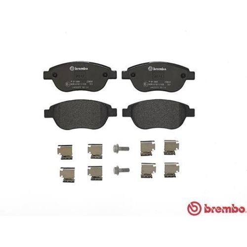 Placute frana Citroen Berlingo / Berlingo First Box (M), Berlingo / Berlingo First Mpv, C3 I (Fc , C4 Coupe (La), C4 I (Lc), C4 I Sedan, Xsara (N1), Xsara Break (N2), Xsara Coupe (N0), Xsara Picasso (N68); Peugeot 1007 (Km), 206 Liftback (2a/C), 207 (Wa ,