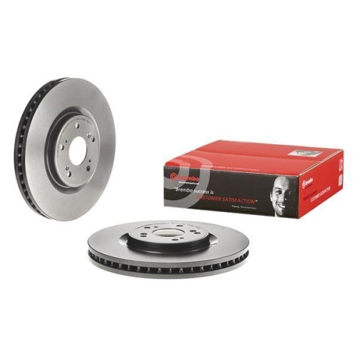Set disc frana Honda Accord Ix Saloon (Cr) 09.12-, Accord 8 (Cu) 04.08-, Accord 8 Estate (Cw) 07.08-, Fata, 320X32mm, ventilat, BREMBO