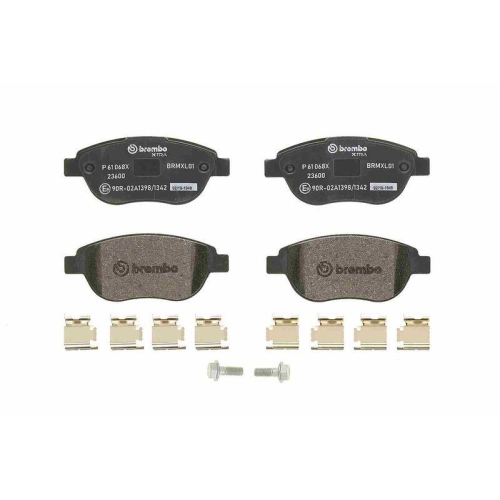Placute frana Citroen Berlingo / Berlingo First Box (M), Berlingo / Berlingo First Mpv, C3 I (Fc , C4 Coupe (La), C4 I (Lc), C4 I Sedan, Xsara (N1), Xsara Break (N2), Xsara Coupe (N0), Xsara Picasso (N68); Peugeot 1007 (Km), 206 Liftback (2a/C), 207 (Wa ,
