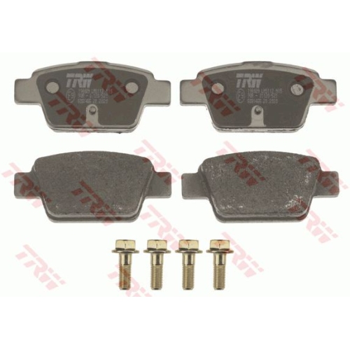 Set placute frana Trw GDB1485, parte montare : Punte spate