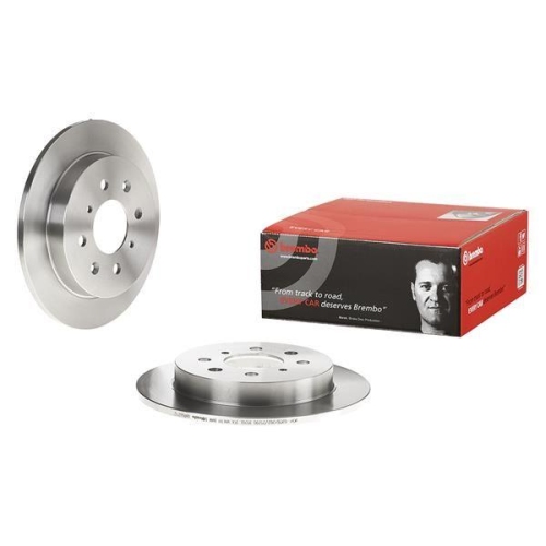 Set disc frana Honda City 5 Saloon (Gm2 Gm3) 09.08-, Jazz 3 (Ge Gg Gp Za) 10.07-, Spate, 239X9mm, plin, BREMBO