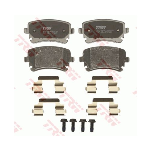 Set placute frana Trw GDB1516, parte montare : Punte spate