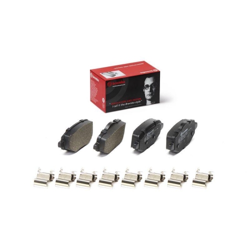 Placute frana Citroen C4 3 (Ba Bb Bc) 10.20-, C4 X (Bd Be Bf) 09.22-; Ds Ds 3 / Ds 3 Crossback (Ur Uc Uj) 10.18-; Opel Corsa F (P2jo) 07.19-, Corsa F Box / Liftback 07.19-, Mokka 06.20-; Peugeot 2008 2 (Ud Us Uy Uj Ur Uc) 08.19-, 208 2 (Ub Up Uw Uj) 06.19