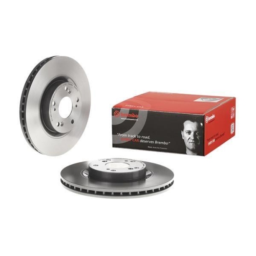 Set disc frana Honda Civic 8 Hatchback (Fn Fk) 09.05-12.12, Cr-V 2 (Rd) 09.01-07.07, Fata, 300X25mm, ventilat, BREMBO