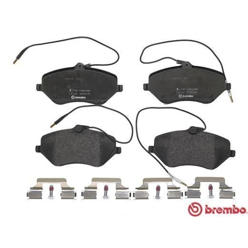 Placute frana Citroen C5 3 (Rd) 02.08-05.17, C6 (Td) 09.05-12.12; Peugeot 407 (6d) 02.04-12.11, 607 (9d 9u) 01.00-, Fata, BREMBO