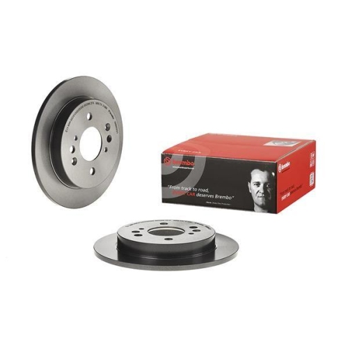 Set disc frana Honda Jazz 4 (Gk) 09.13-, Spate, 239X9mm, plin, BREMBO