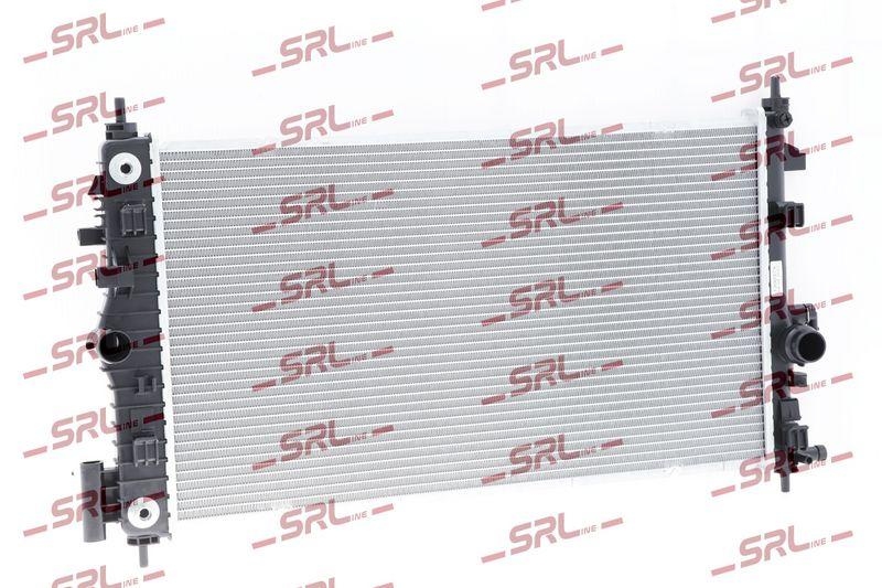 Radiator Opel Insignia 08-17, motor: 1.6 CDTI, 2.0 CDTI, iesire - conector rapid; cu sensor, 680x397x26, SRLine, Aluminiu/ Plastic brazat, 1300371; 1300372