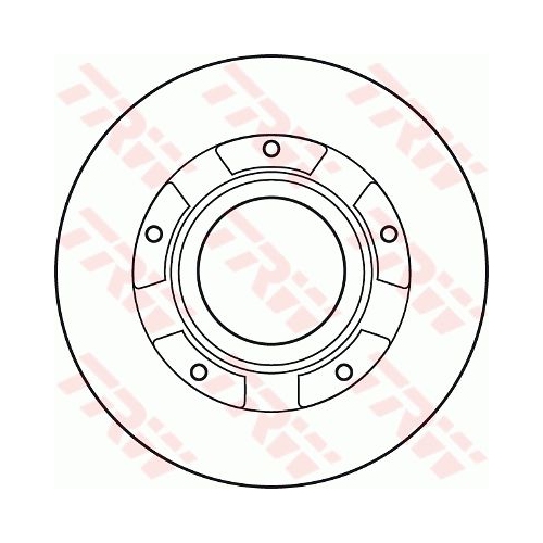 Disc frana Ford Transit Tourneo, 07.2006-08.2014, TRW