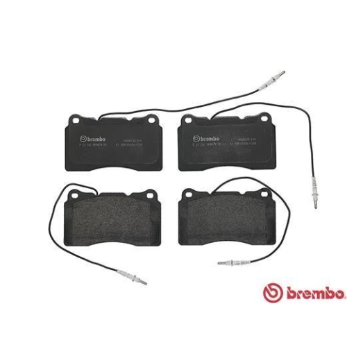 Placute frana Citroen C8 (Ea Eb) 06.02-, C8 Van (Ea Eb) 06.02-; Fiat Ulysse (179) 08.02-06.11; Lancia Phedra (179) 09.02-11.10; Peugeot 607 (9d 9u) 01.00-, 807 (Eb) 06.02-, Fata, BREMBO