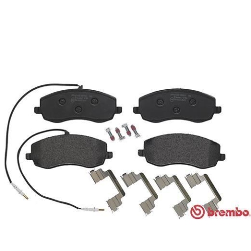 Placute frana Citroen C8 (Ea Eb) 06.02-; Fiat Ulysse (179) 08.02-06.11; Lancia Phedra (179) 09.02-11.10; Peugeot 807 (Eb) 06.02-, Fata, BREMBO