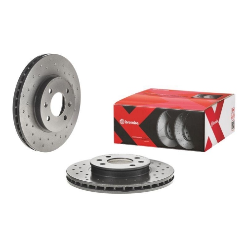 Set disc frana Hyundai Accent 4 Sedan (Rb) 08.10-, I20 2 (Gb Ib) 11.14-08.21; Kia Rio 3 (Ub) 09.11-12.17, Rio 3 Hatchback Van (Ub) 09.11-, Rio 3 Sedan (Ub) 09.10-12.17, Fata, 256X22mm, ventilat, BREMBO