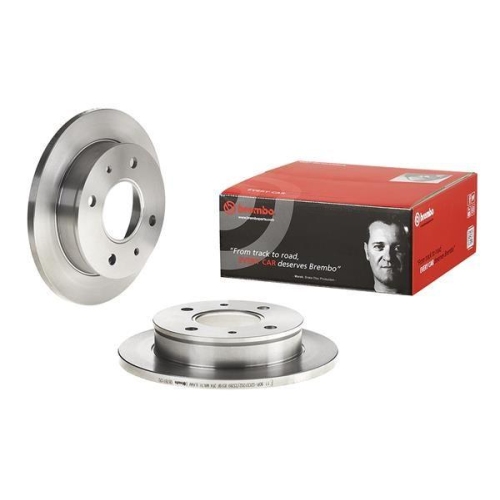 Set disc frana Hyundai Atos (Mx) 01.97-07.15, Fata, 230X11mm, plin, BREMBO