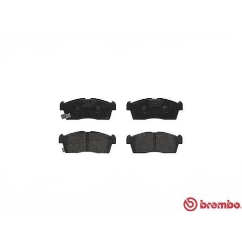 Placute frana Citroen C-Zero 10.10-; Peugeot Ion 11.10-; Suzuki Celerio 02.14-, Fata, BREMBO