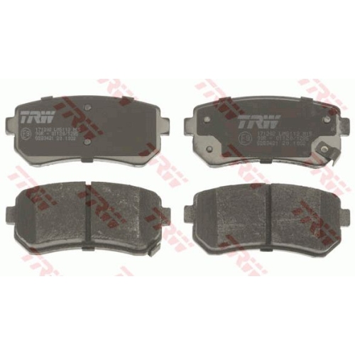 Placute frana Hyundai Accent 3 Sedan, 2005-2010, I30, 2007-2011, Ix35 (Lm, El, Elh), 2009-, Sonata 5 (Nf), 2004-2012, Kia Ceed Hatchback (Ed), 2006-2012, Ceed Sw (Ed), 2007-2012, PicantoTRW