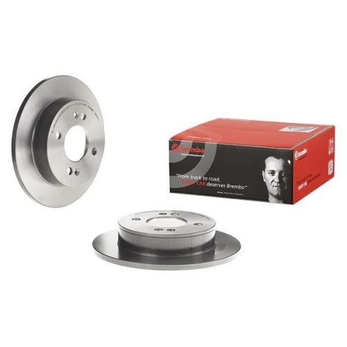 Set disc frana Hyundai I10 2 (Ba Ia) 08.13-12.21, I10 2 Sedan 12.13-, I10 3 (Ac3 Ai3) 09.19-, Spate, 234X10mm, plin, BREMBO