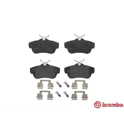 Placute frana Citroen Jumpy 2 (Vf7) 01.07-03.16-; Fiat Scudo Box (270 272) 01.07-03.16; Peugeot Expert 01.07-, Partner (5 G) 03.97-07.08; Toyota Proace Box (Mdx) 06.13-03.16, Spate, BREMBO