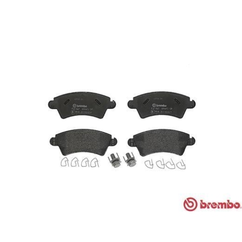 Placute frana Citroen Xsara (N1) 04.97-12.05; Peugeot 206 Cc (2d) 09.00-12.08, 206 Liftback (2a/C) 08.98-12.12, Fata, BREMBO