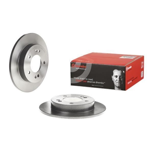 Set disc frana Hyundai Ix20 (Jc) 11.10-07.19; Kia Venga (Yn) 02.10-03.19, Spate, 258X10mm, plin, BREMBO