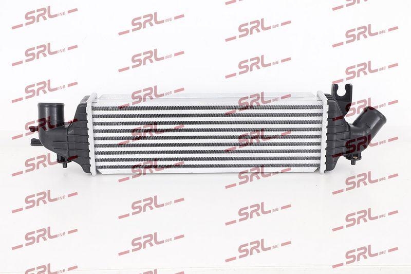 Intercooler Nissan Almera Tino 00-06, Almera 00-07, Primera 01-07, motor: 2.2 dci, 445x128x64, SRLine, Aluminiu/ Plastic brazat, 14461AW300; 14461AW301