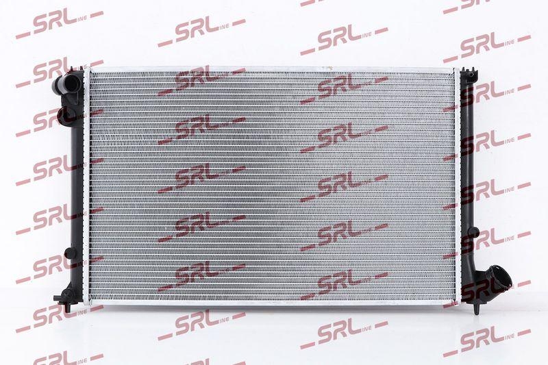 Radiator Peugeot 406 95-99, 406 99-04, motor: 1.6, 1.8, iesire - conector rapid, 637x391x23, SRLine, Aluminiu/ Plastic brazat, 1301FR; 1301GA