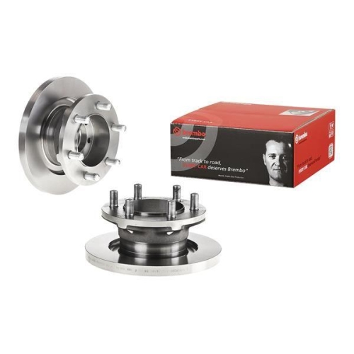 Set disc frana Iveco Daily 2 Autobus 01.89-05.99, Daily 2 Box 01.89-08.09, Daily 2 Platform / Chassis 01.89-05.99, Daily 3 Autobus 05.99-05.06, Daily 3 Box 05.99-10.09, Daily 3 Platform / Chassis 03.98-10.09, Fata, 290X22mm, plin, BREMBO