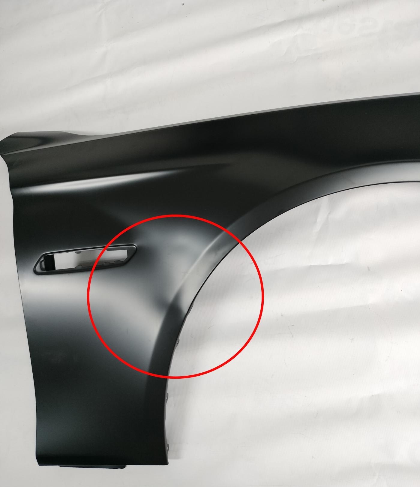 Aripa fata Bmw Seria 5 (F10/F11), 12.2009-, partea Dreapta, cu gaura pentru semnalizare, 41357248660, 201902 -INDOIT LA MARGINI